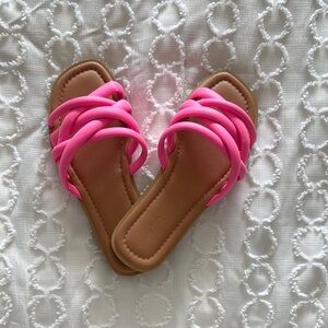 Universal Thread Pink Strappy Sandals